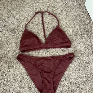 Billabong Maroon Bikini